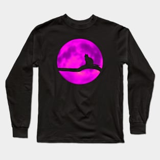 Cat and moon Long Sleeve T-Shirt